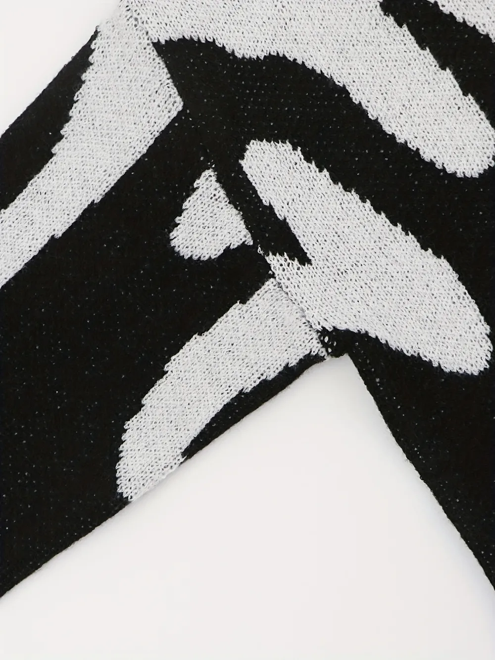 Y2k Graphic Pattern Pullover Sweater Crew Neck