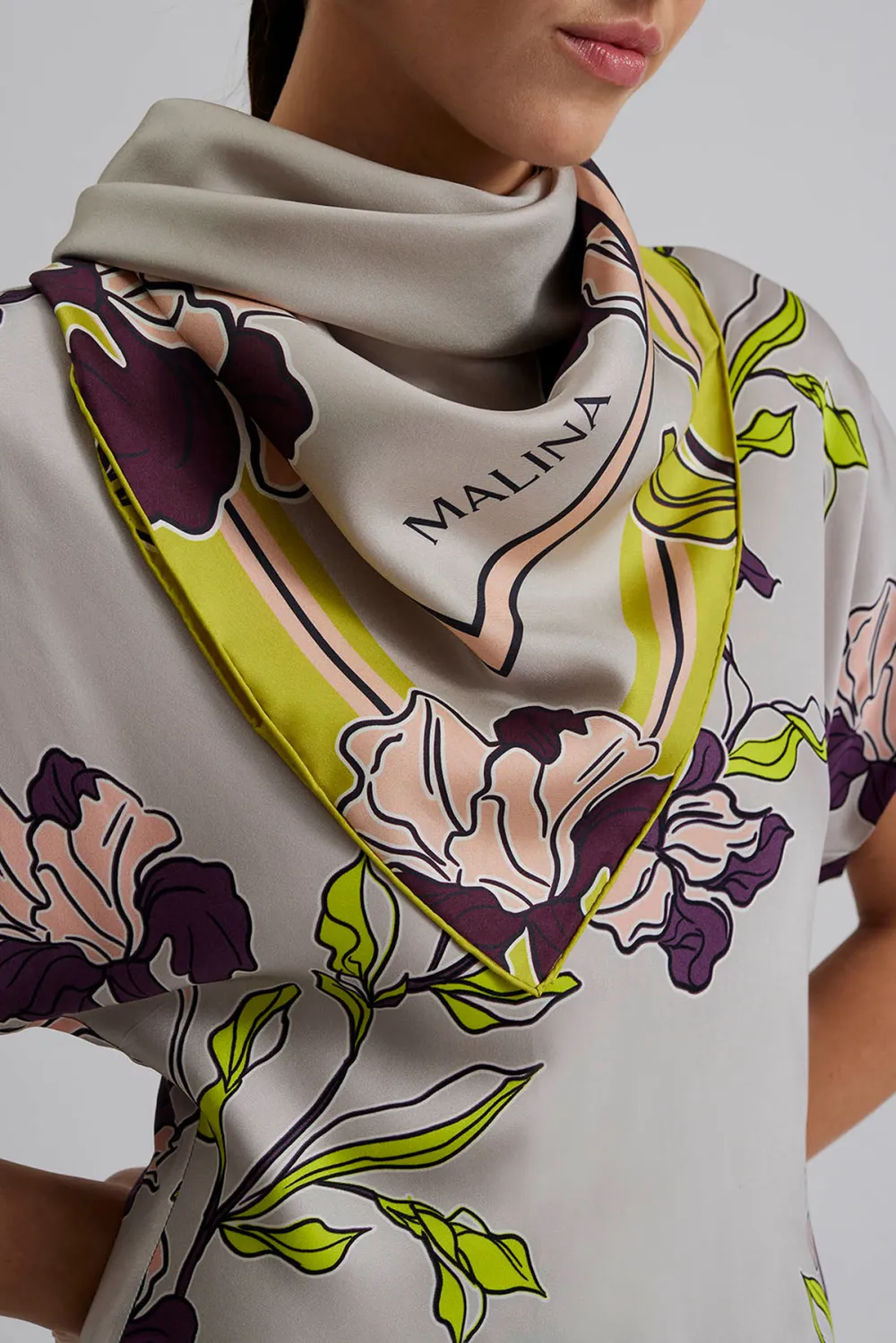 Mock Neck Sleeveless Midi Dress