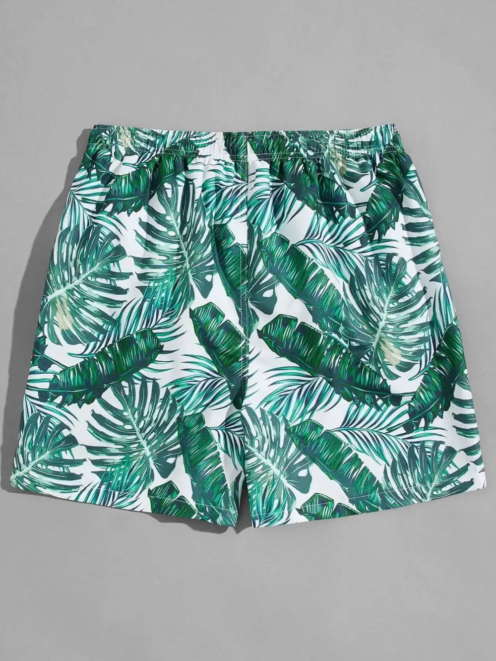 Men's Dual Tone Print Swim Trunks