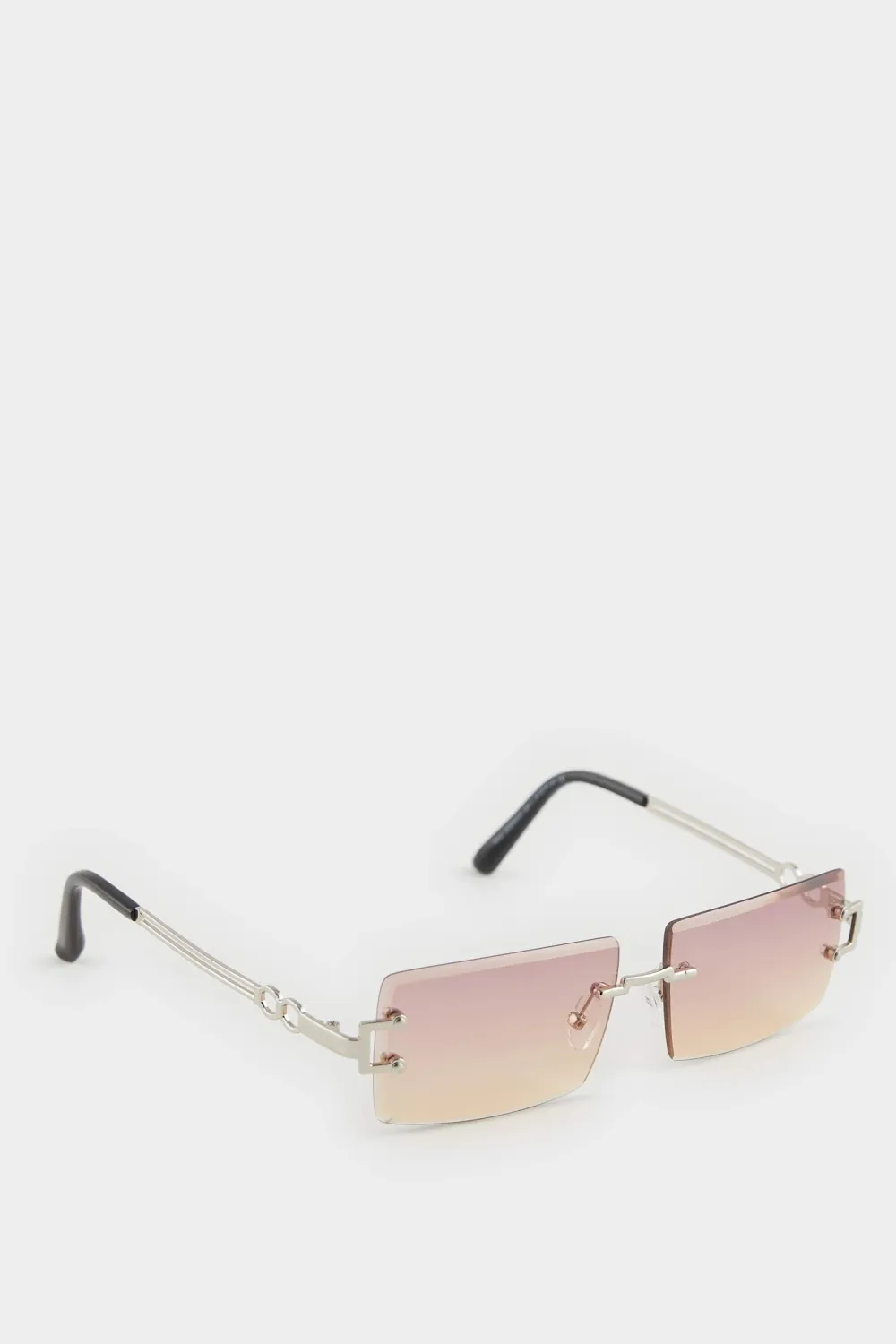 Frameless Square Sunglasses