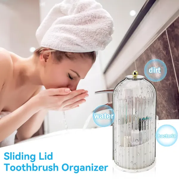 💖Hot Sale 49% OFF💖Sliding Lid Toothbrush Organizer