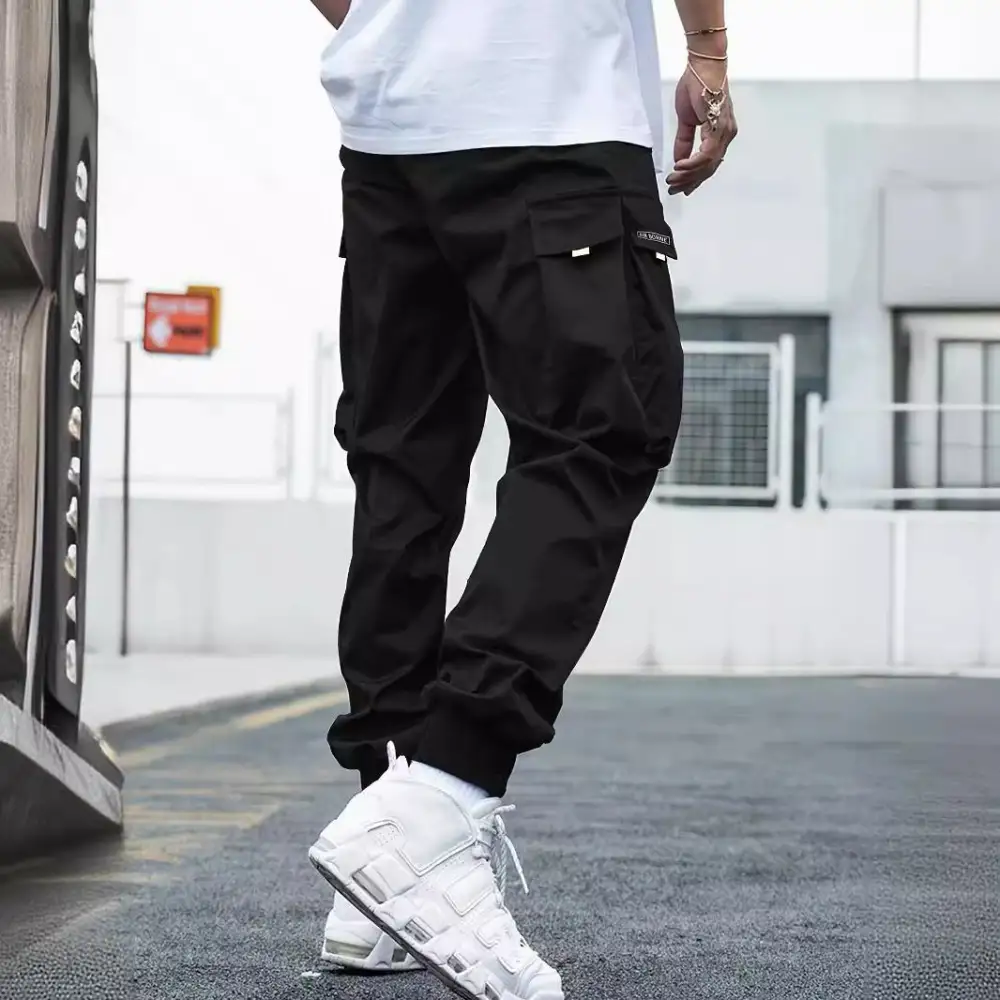Multi Pocket Drawstring Cargo Pants