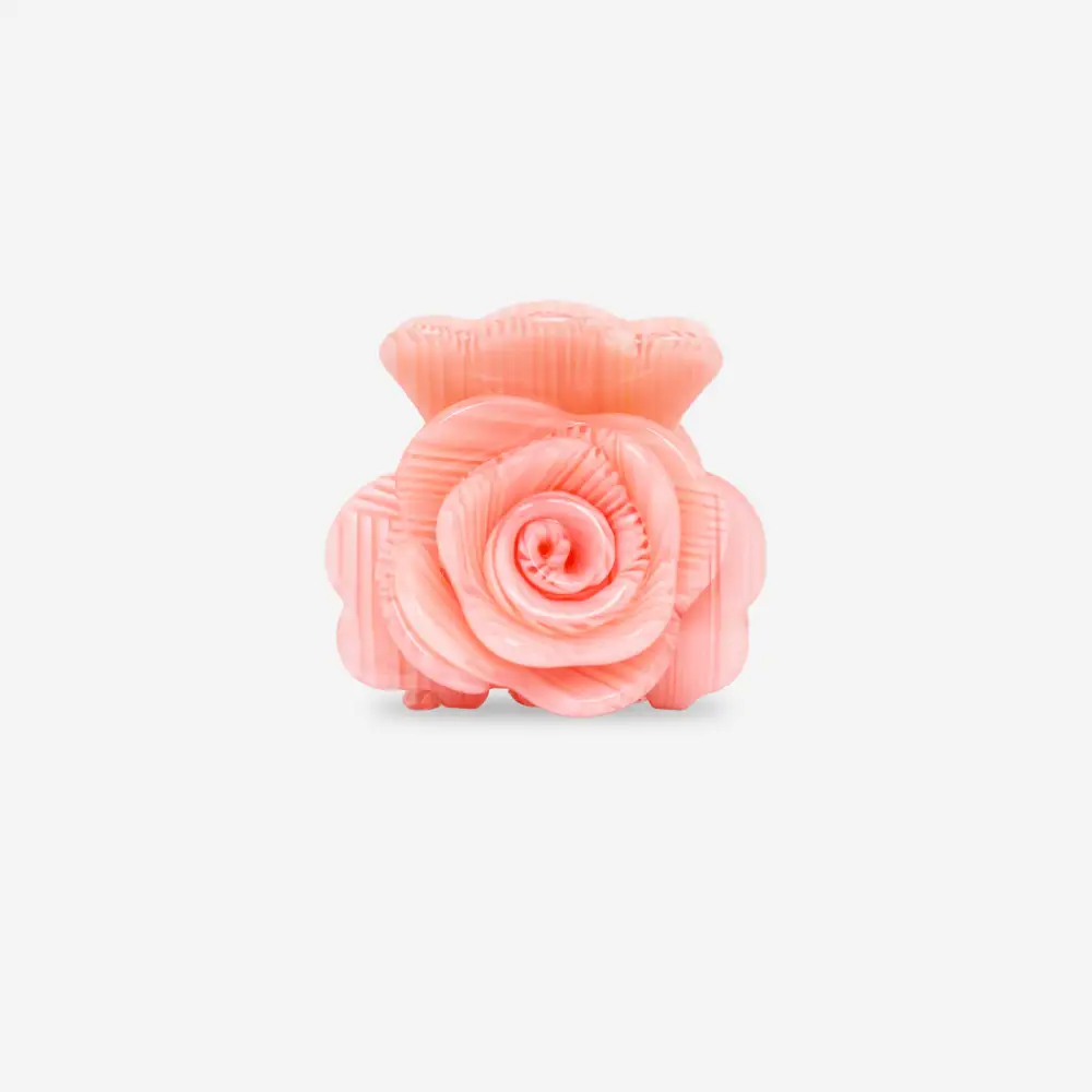 Contoured Floral Hair Clip