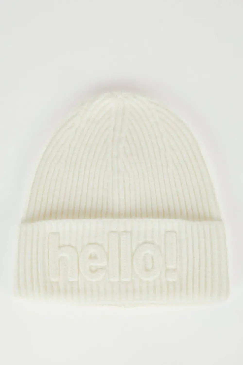 Grey Textured Warm Beret