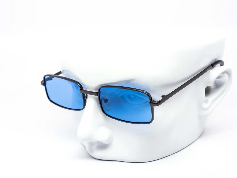 12-Pack Classic Metal Square Sunglasses
