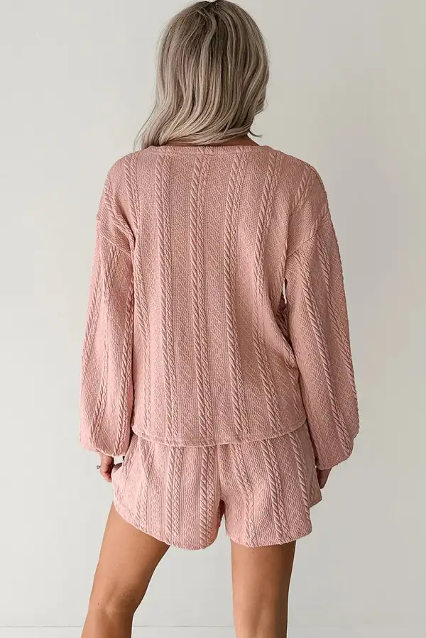Knit Shorts Relaxed Shorts Lounge Set Comfort