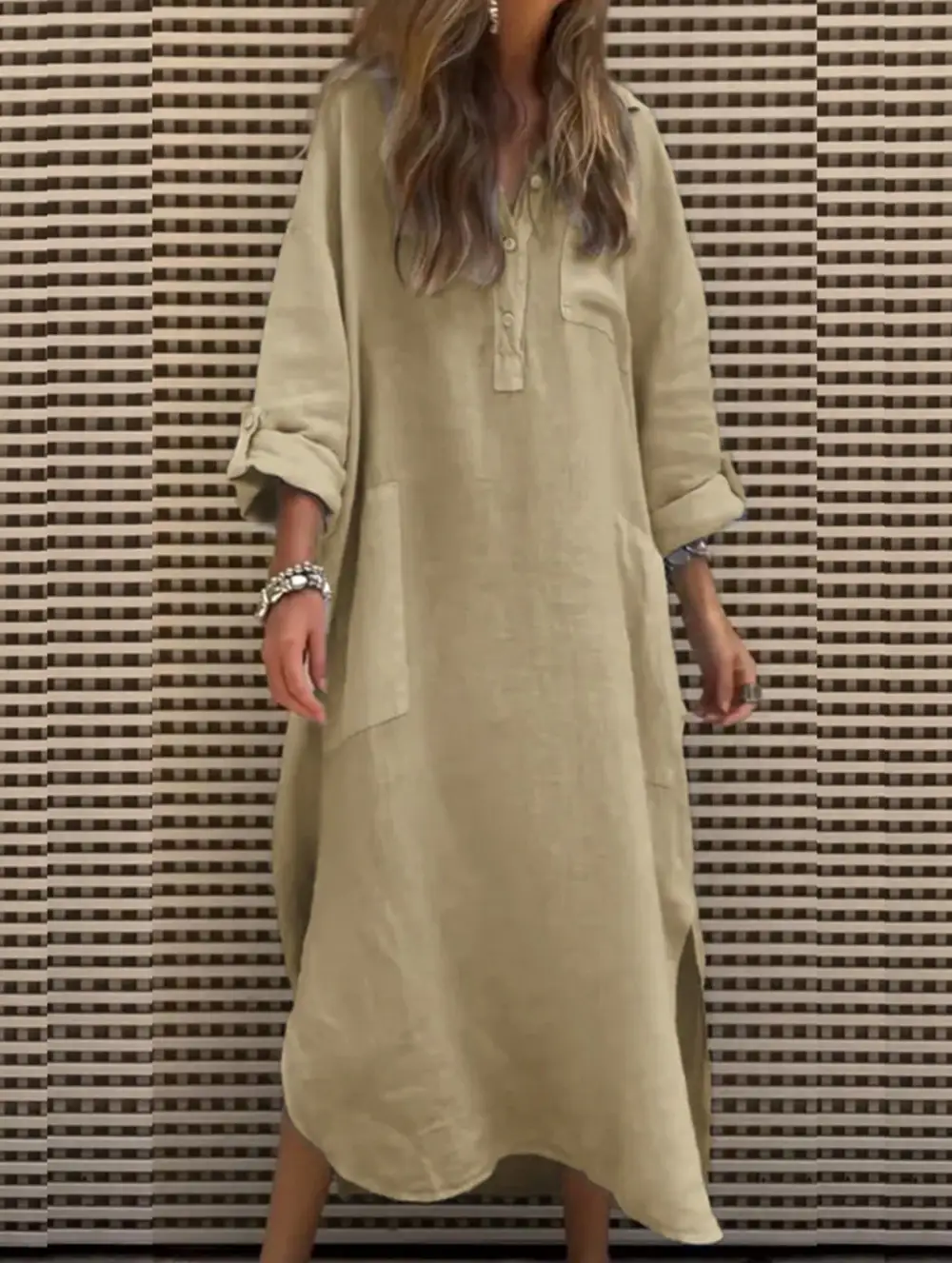 Relaxed Fit Simple Irregular Dress
