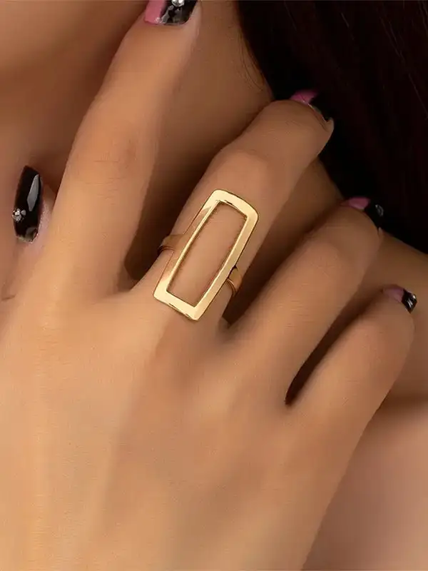 Adjustable Geometric Cutout Ring