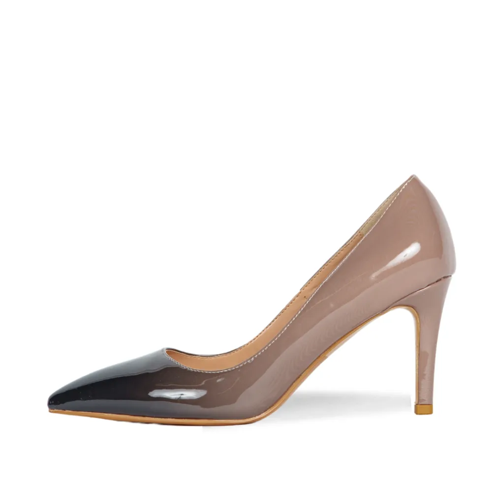 Refined Faux Leather Stiletto Pumps