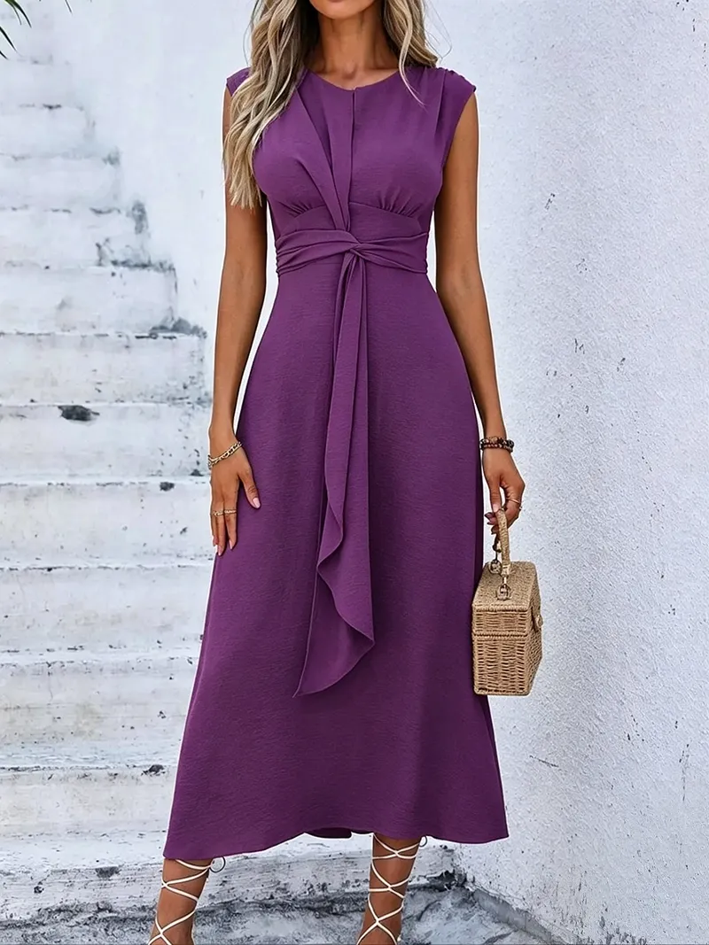 🔥Hot Sale💥Women'S A-Line Dress With A Cinched Waist🔥8-PACK - All Colors Included