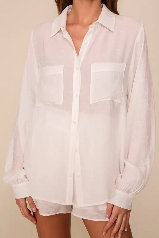 Textured Linen Relaxed Set