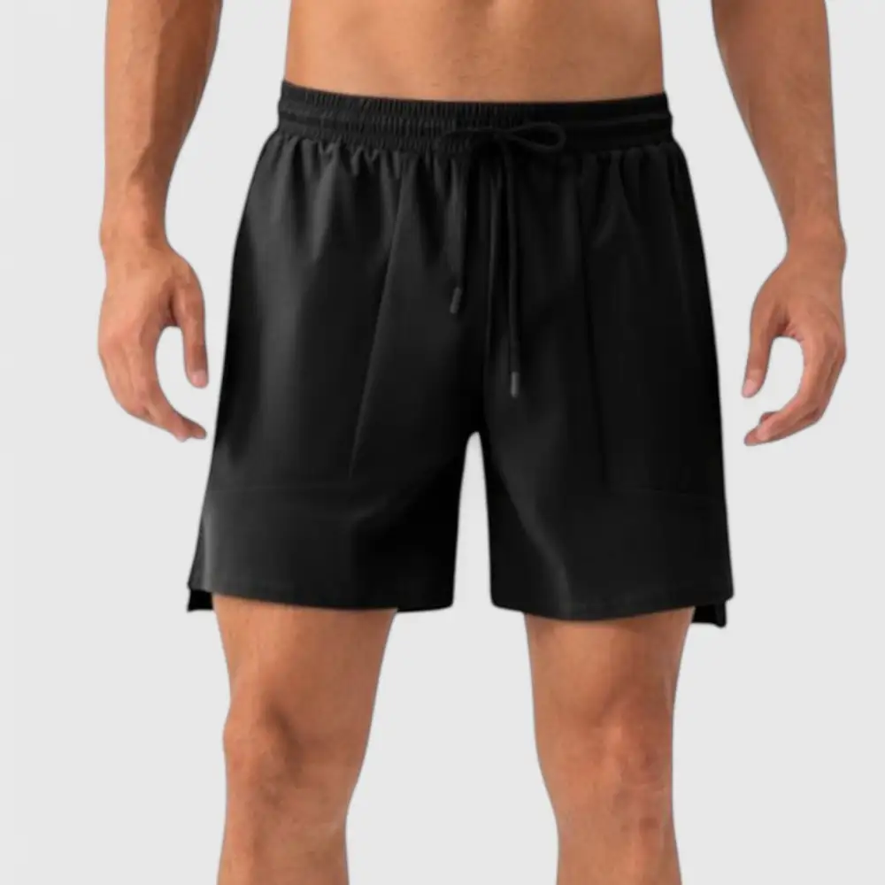 Drawstring Elastic-Waist Quick-Dry Lightweight Men's Athletic Shorts