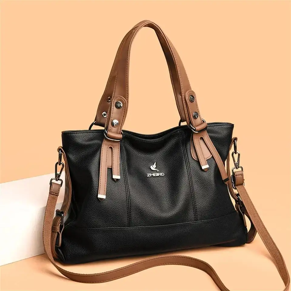 Roomy Zip-Top Tote Bag