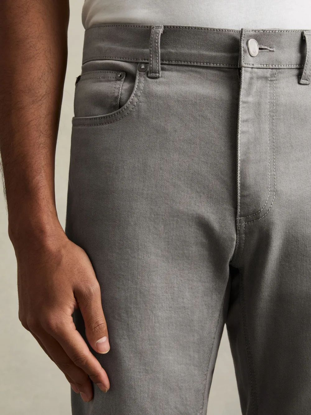 Solid Color Men's Jeans