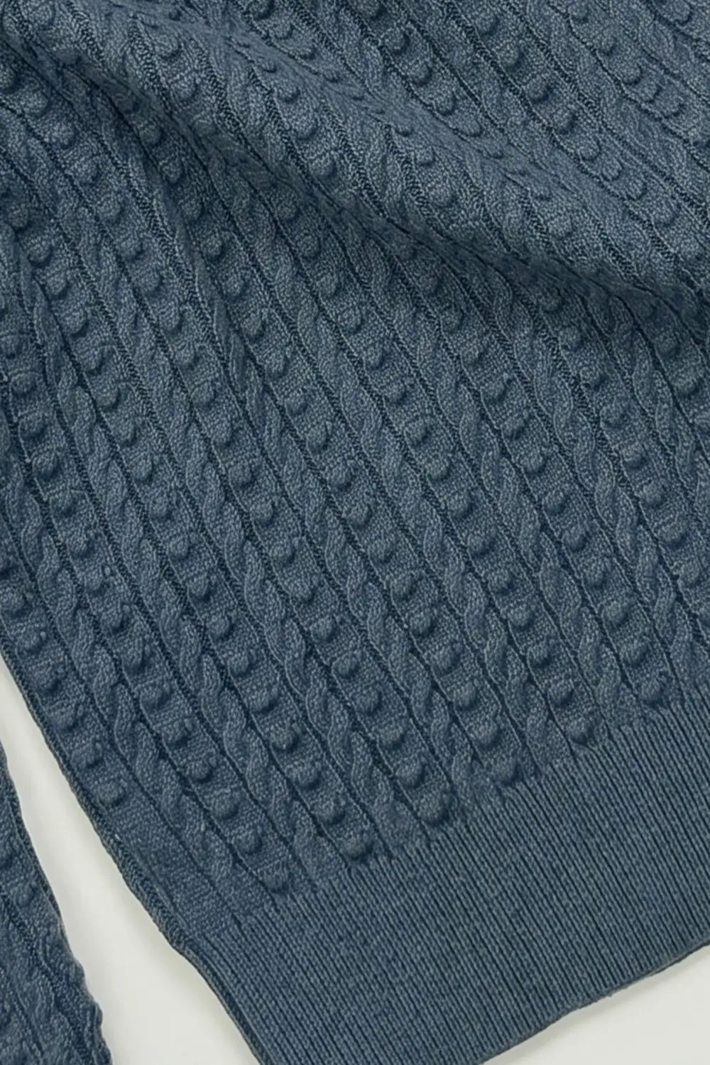 Cable V-Neck Sweater