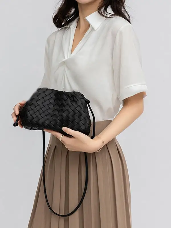 Woven Vintage Crossbody Bag