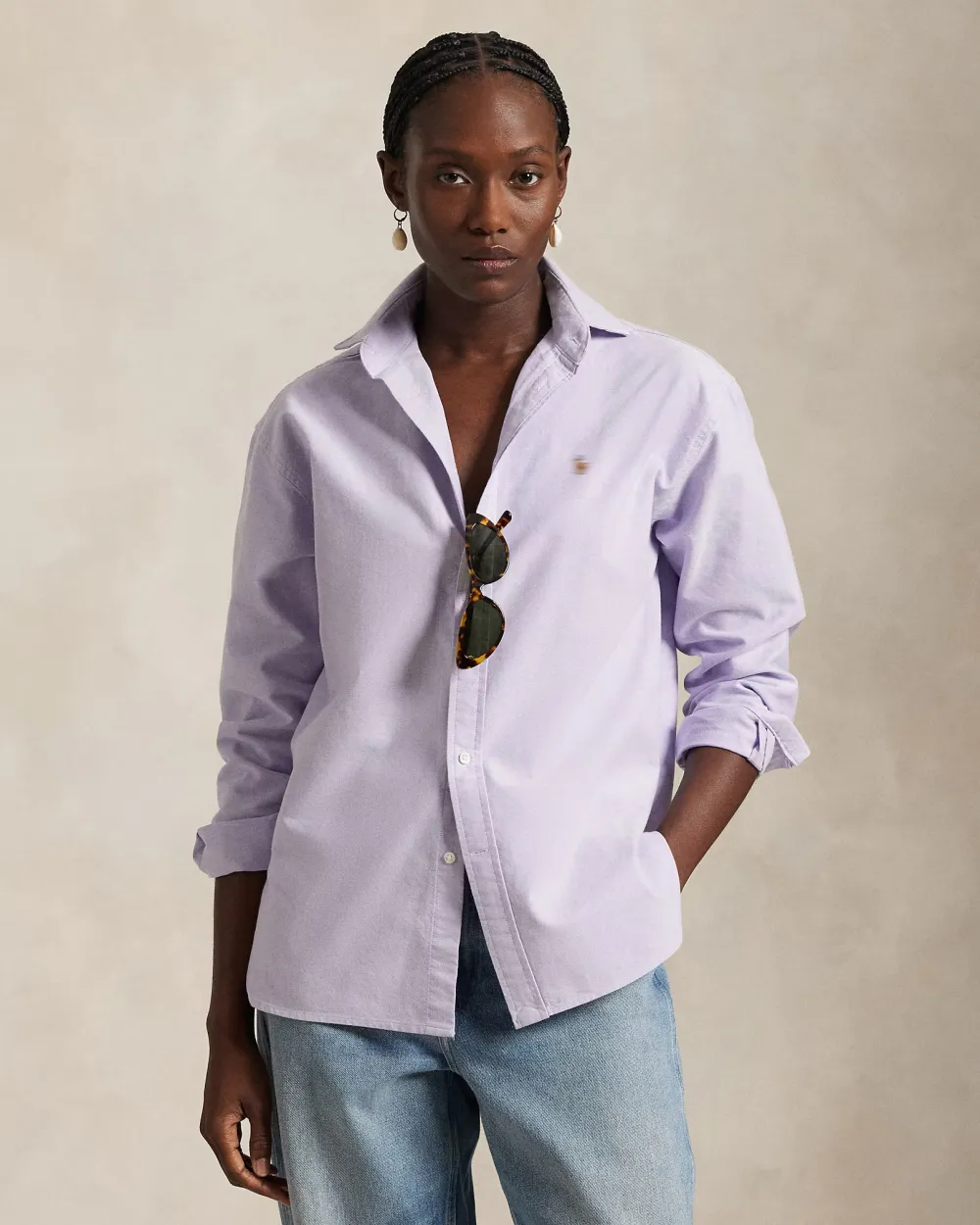 🔥 Relaxed Fit Cotton Oxford Shirt | Versatile Casual Staple