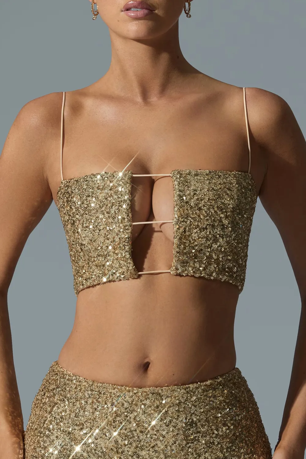 Gym Sequined Ladies Camisole