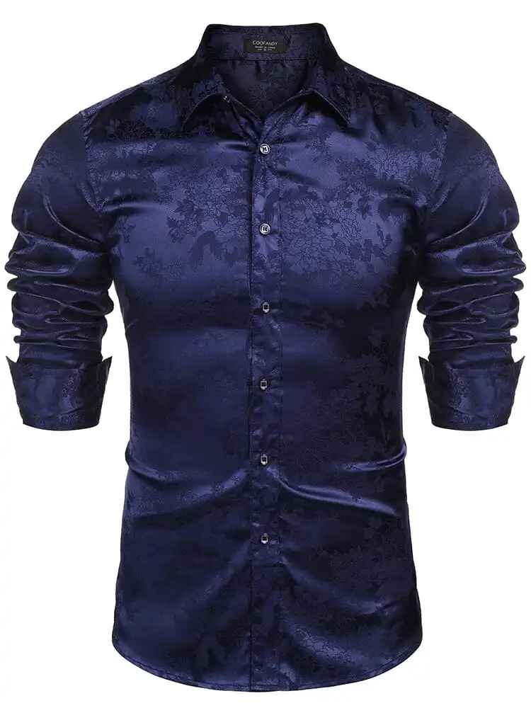 Modern Silk Stain Dress Shirts