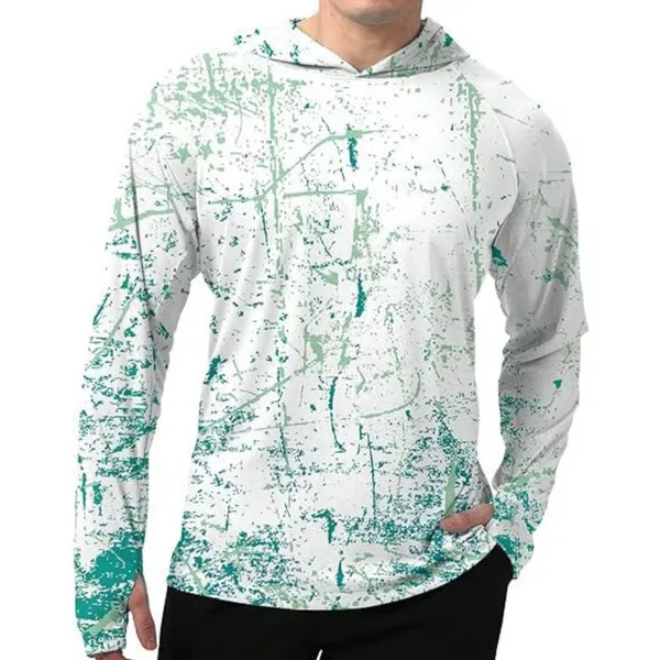 🎁🔥Men's Swim & Outdoor UPF 50+ Sun Shirt ,Lightweight SPF 50 UV Protection Hoodie