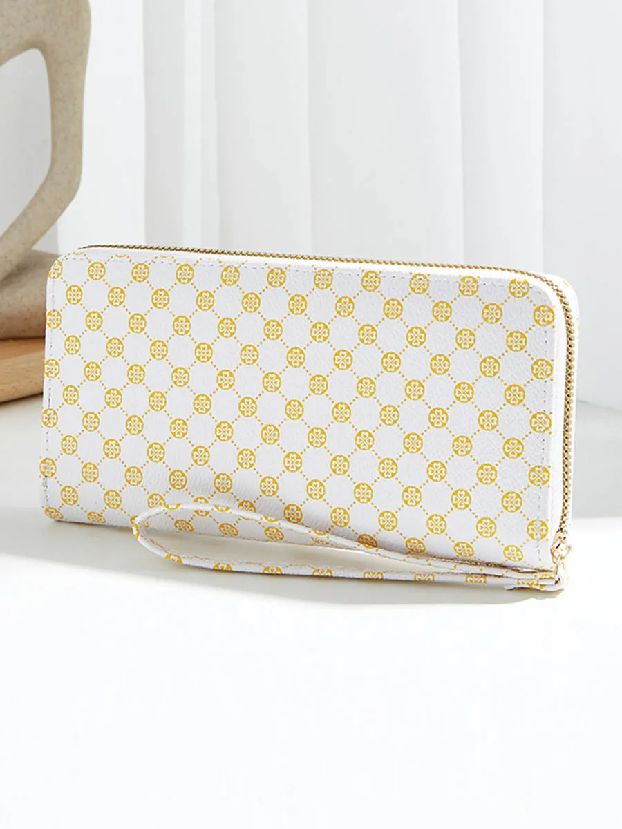 Geometric Print Mini Clutch Bag