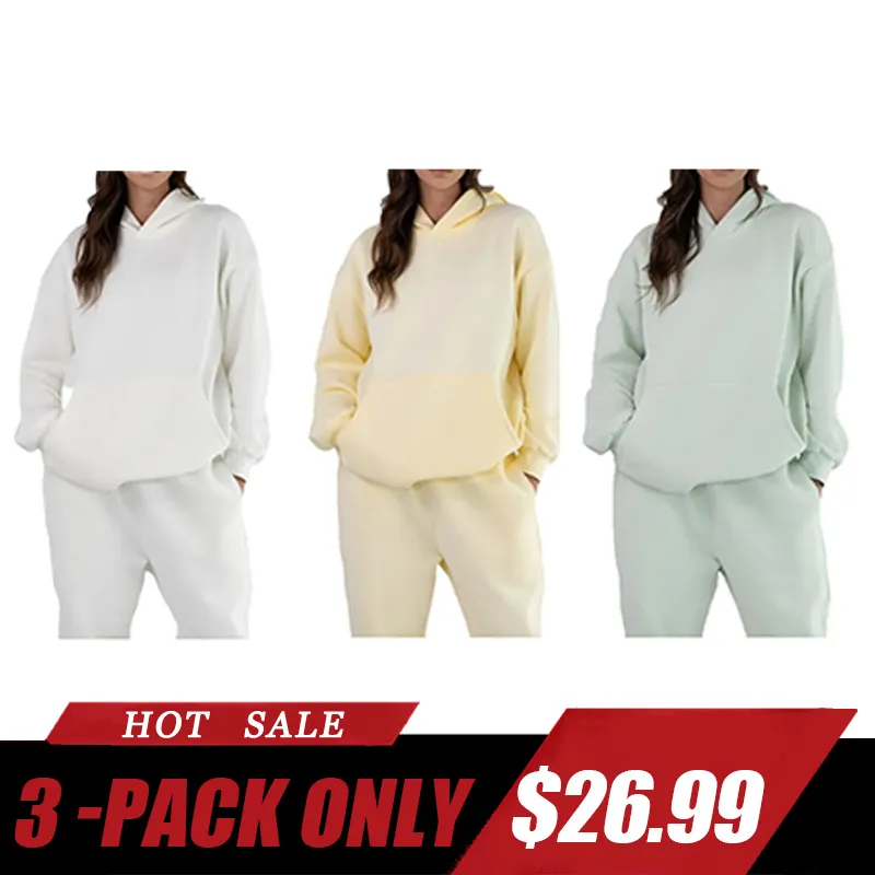 Pastel Hooded Tracksuit, Casual and Comfortable