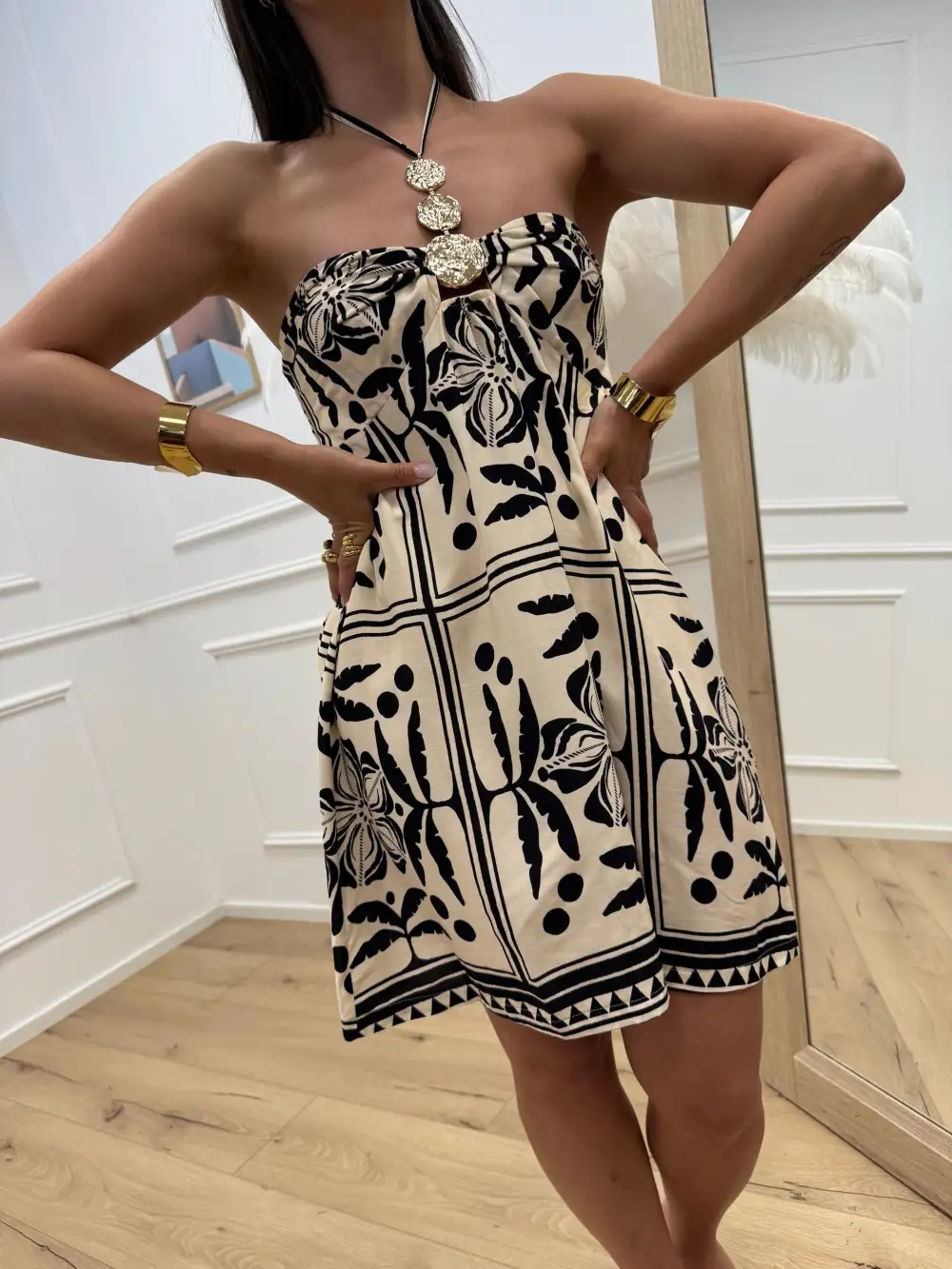 Mini Halter Dress