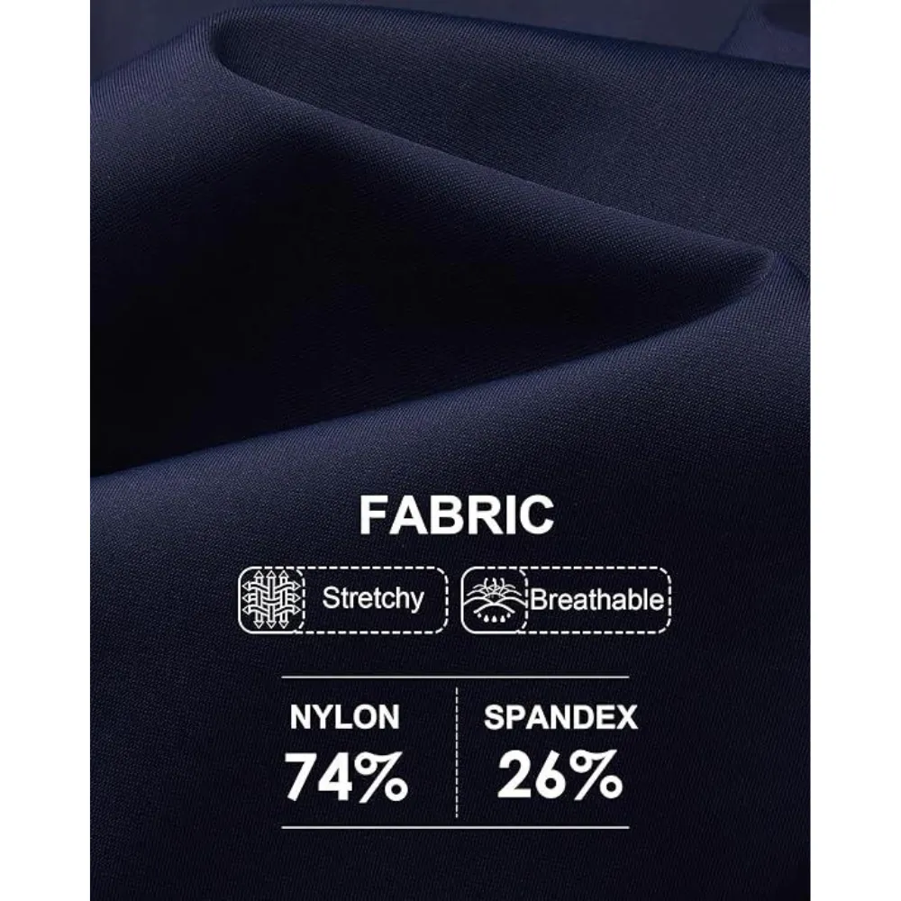 🔥 Black Friday Deal: Men's Stretch Dress Pants 👖 No Iron + Expandable Waist | Golf/Business Casual