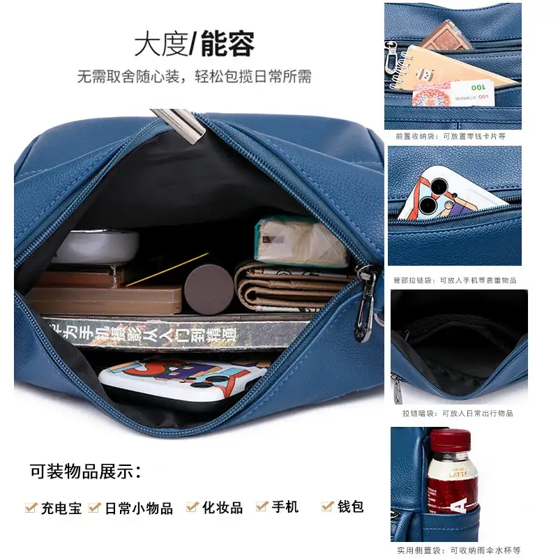 Soft Zip-Top Shoulder Bag