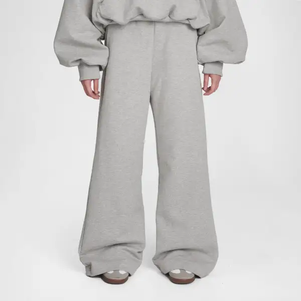 Drawstring Pocketed Ultra Heavyweight Bell French Terry Sweatpants