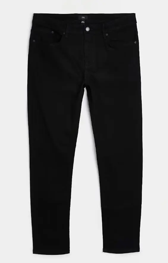 Men's Black Skinny Fashion Jeans