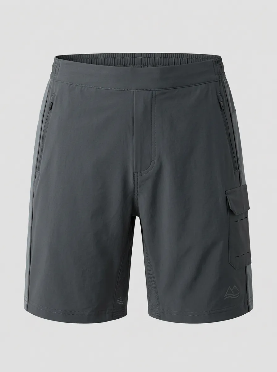 Men's Outdoor Sports Breathable Cargo Printed Shorts