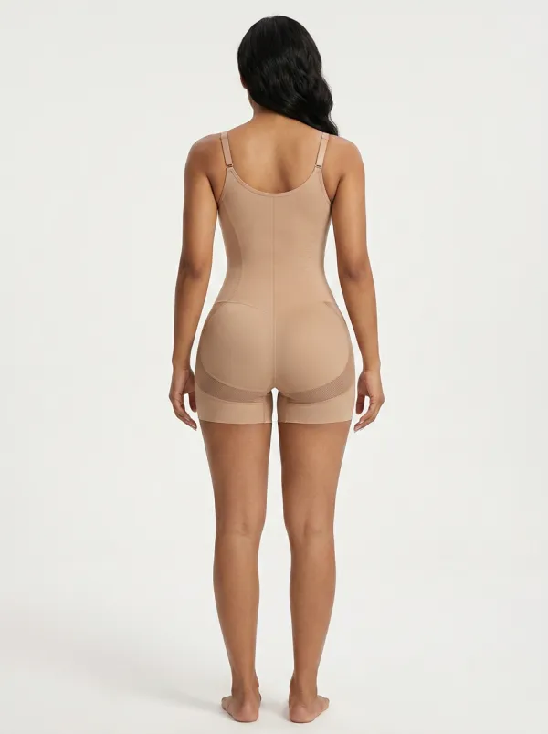 Refined Essential Women's Zip-Front Shaping Bodysuit