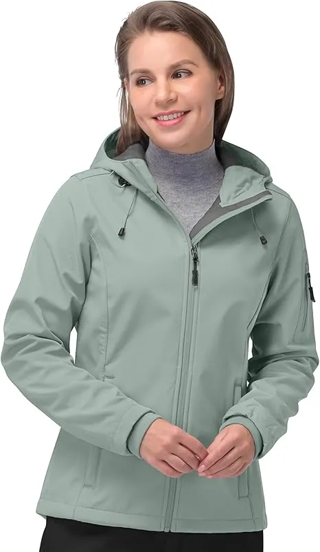Women’s Softshell Fleece-Lined Jacket – Lightweight Warmth for Every Adventure