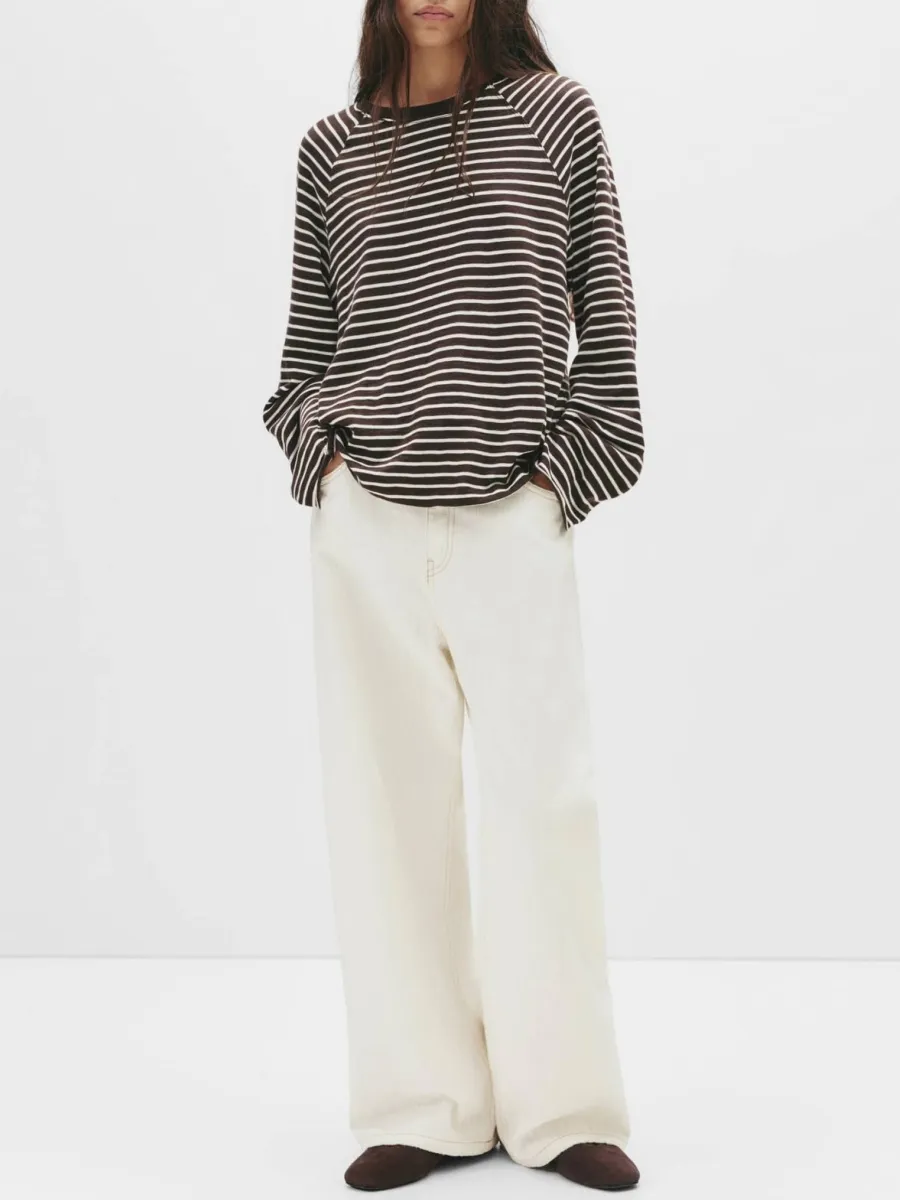 Classic Striped Long-Sleeve Top