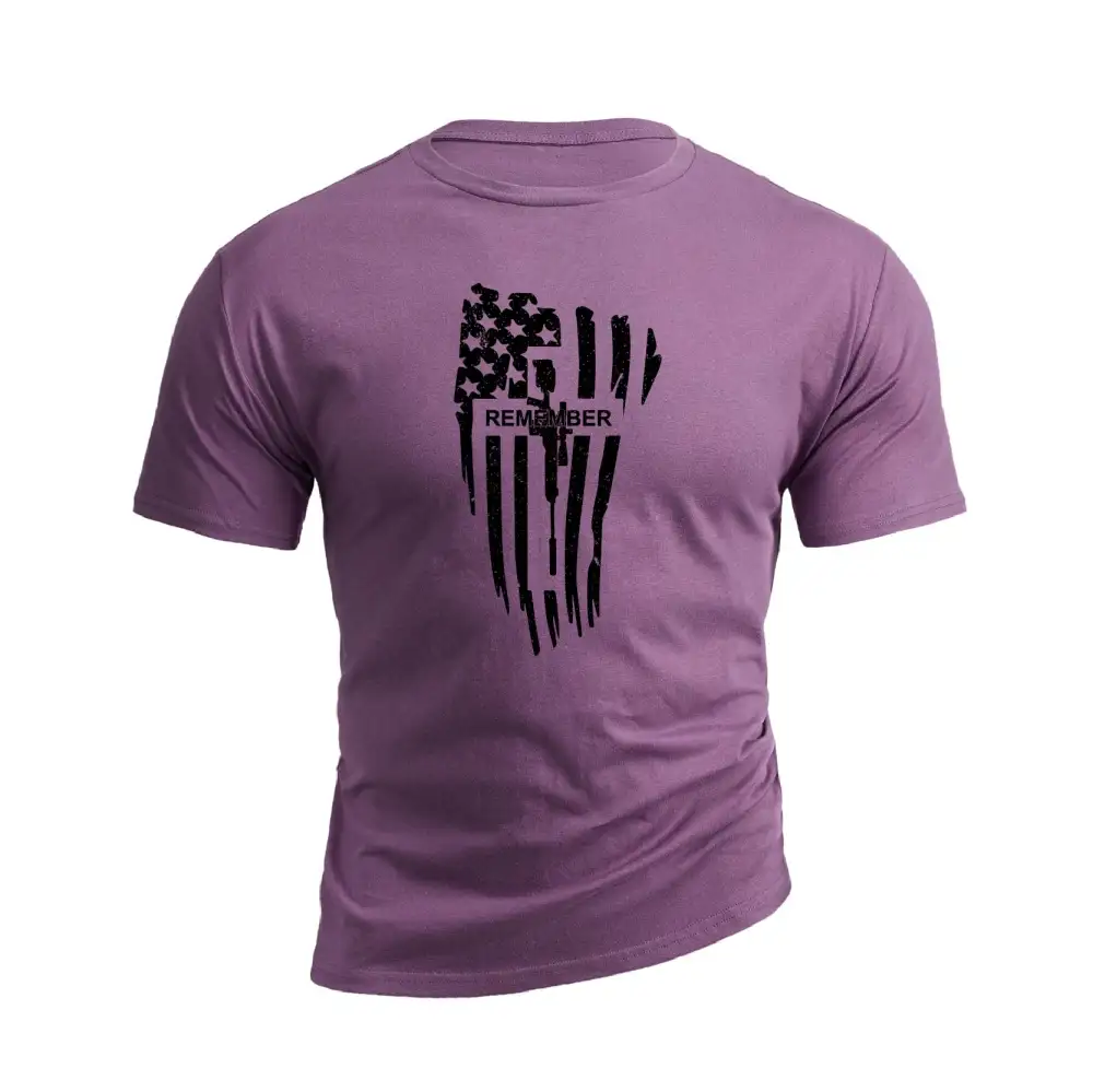 USA FLAG REMEMBER GRAPHIC TEE