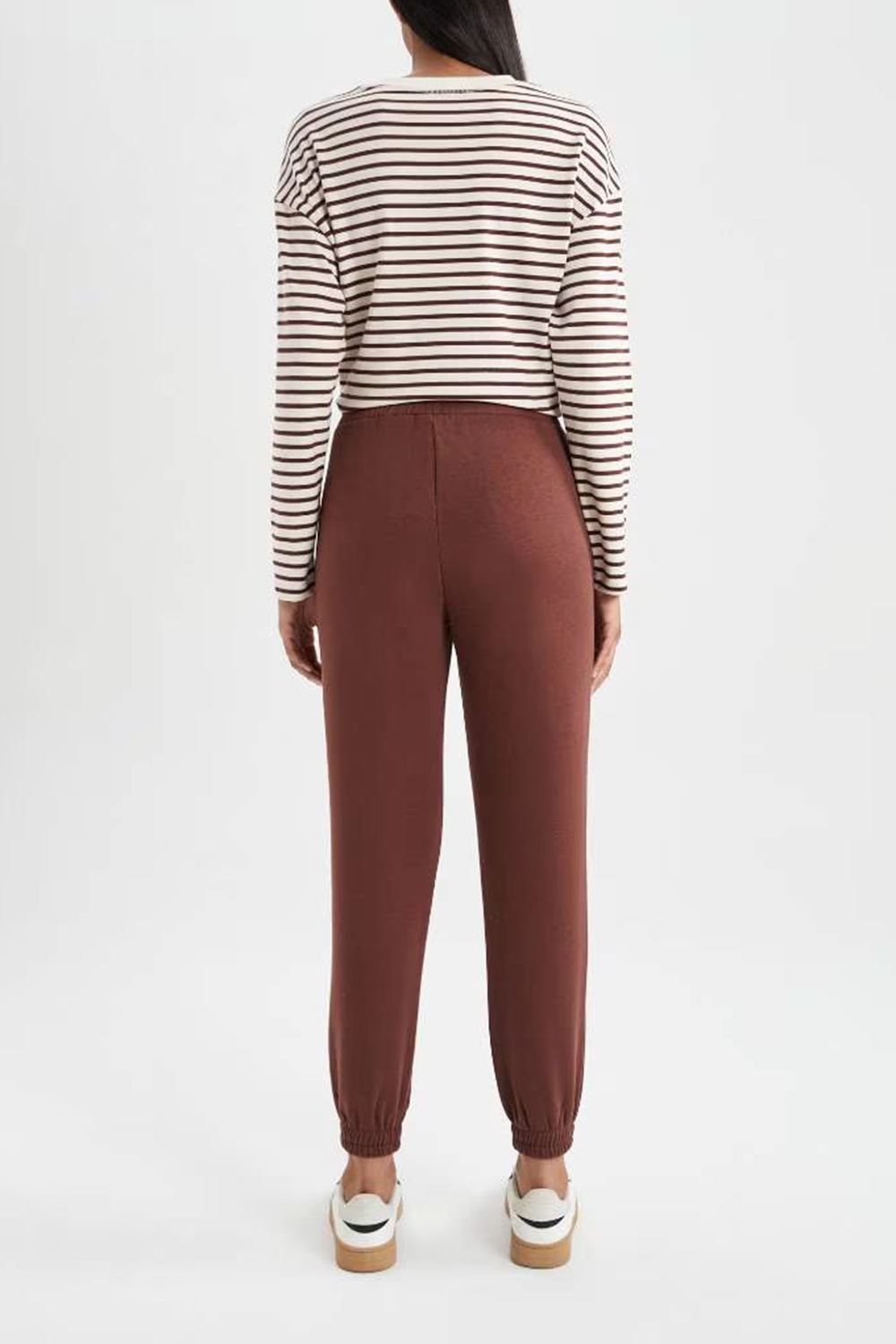 Casual Solid Straight Pants
