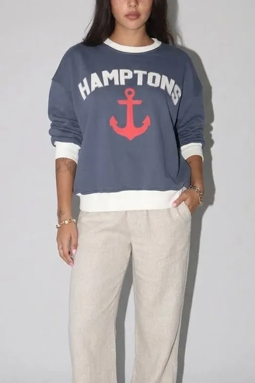 Easy Pull On Relaxed Soft Sweatshirt