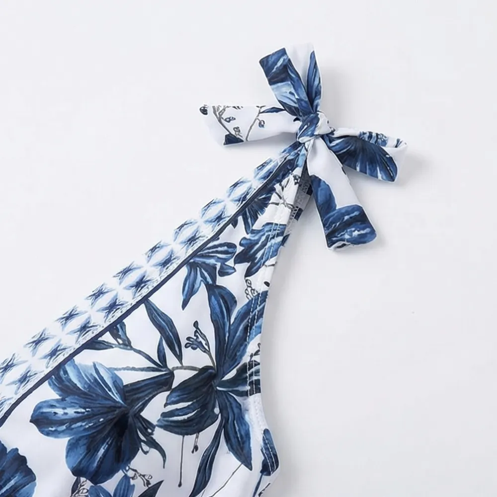 Floral Skirted Swimsuit Set