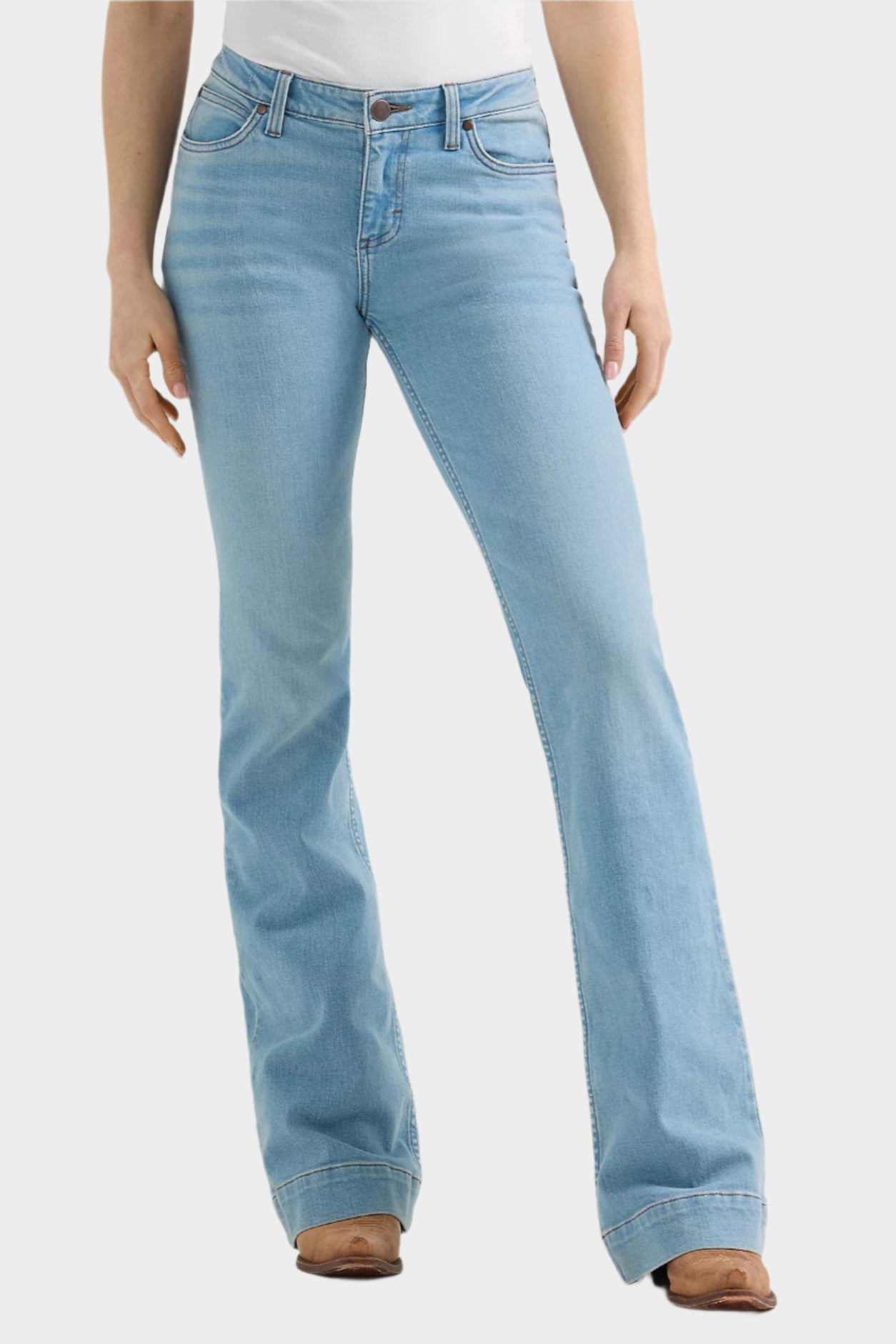 Women's Textured Wide Leg Jeans
