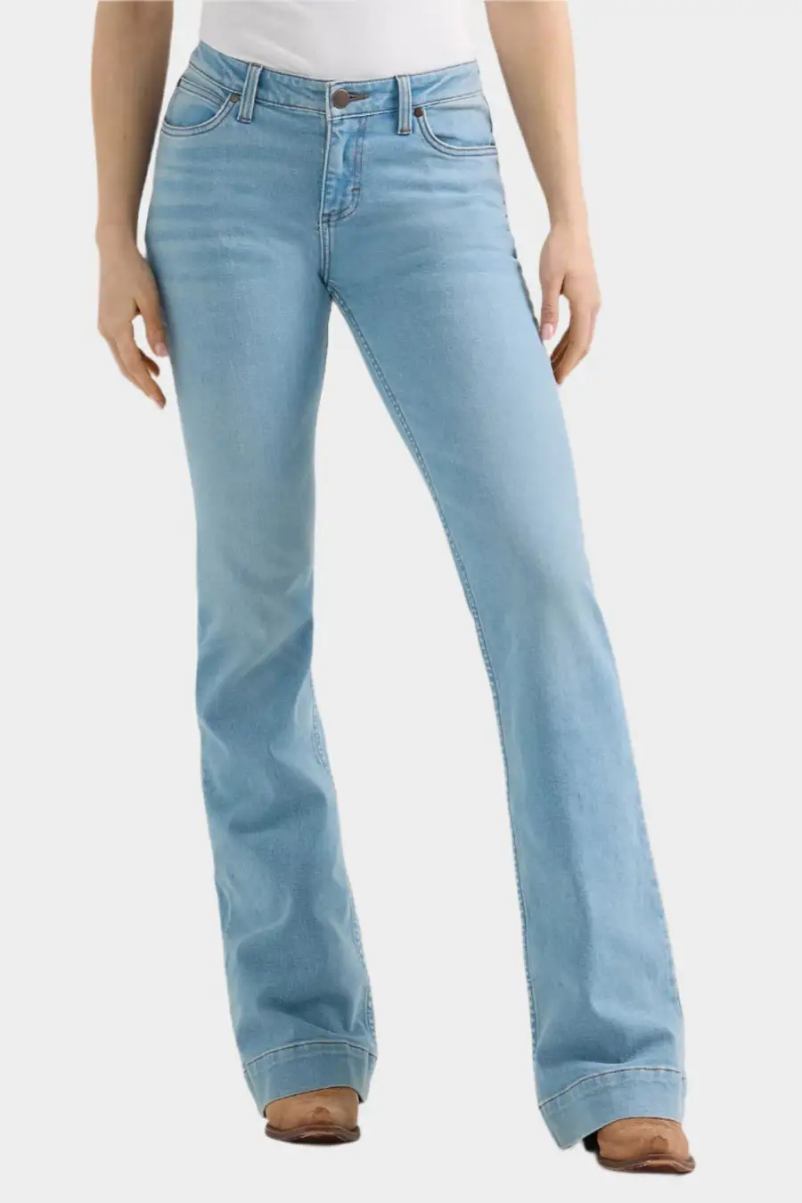 Women's Textured Wide Leg Jeans