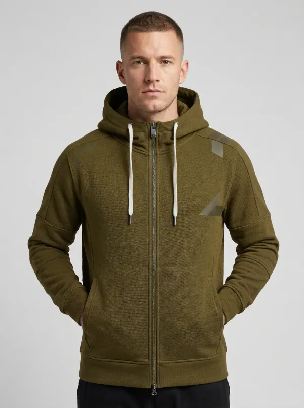 Training Geometric Zip-Up Collection Men's Sport Jacket