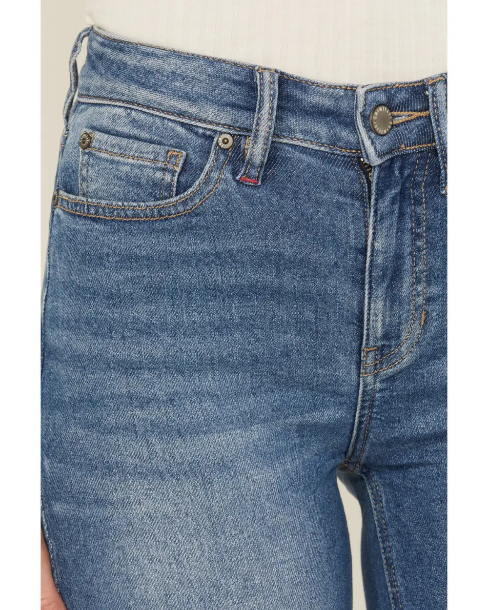High Rise Bootcut Stretch Denim Jeans
