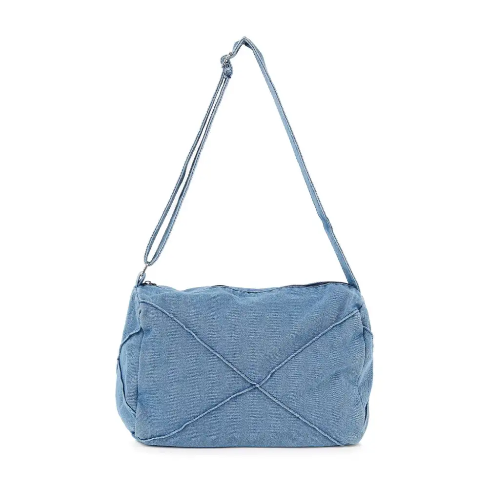 Pocketed Canvas Shoulder Bag
