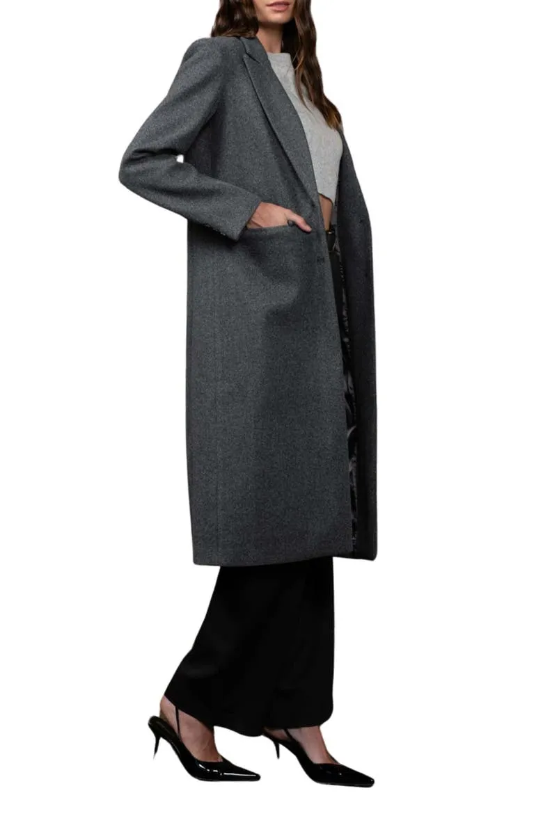 Notched Collar Coat