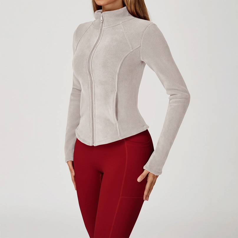 High Collar Full-Zip Jacket