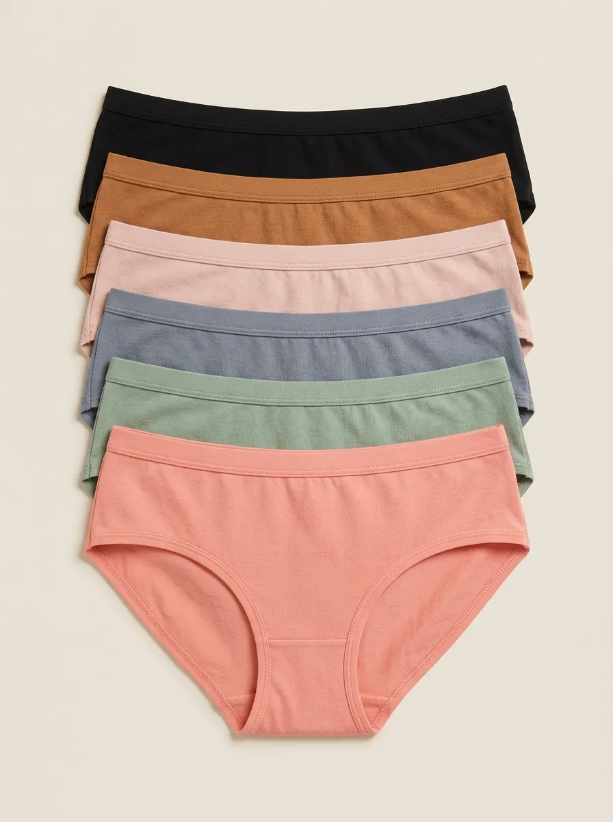 Women's Full-Coverage Everyday Mid-Rise Briefs 6-Pack