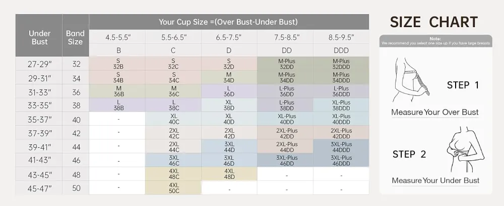 Women's Cosnufy Full Coverage Bra Sheer Mesh Plus Size Underwire Unlined