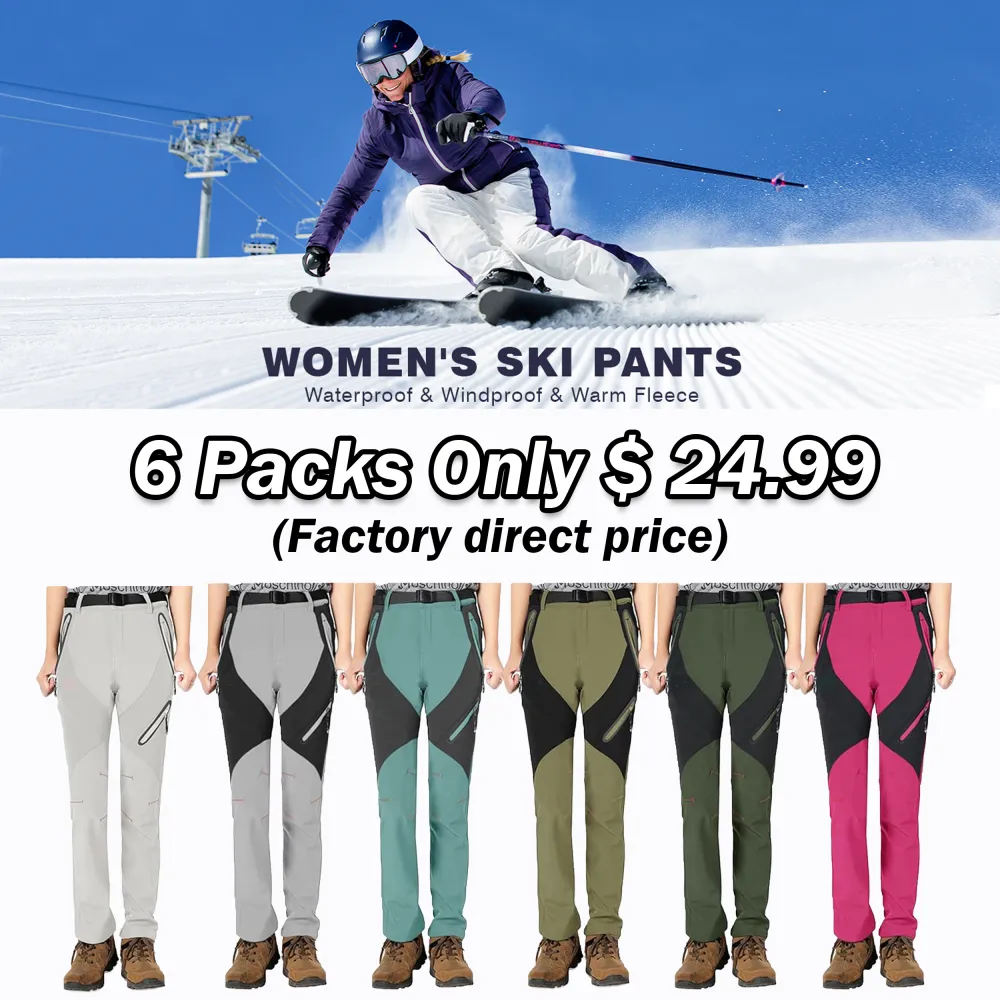 Women’s Waterproof Insulated Snow Pants – Warmth, Mobility & Mountain-Ready Comfort
