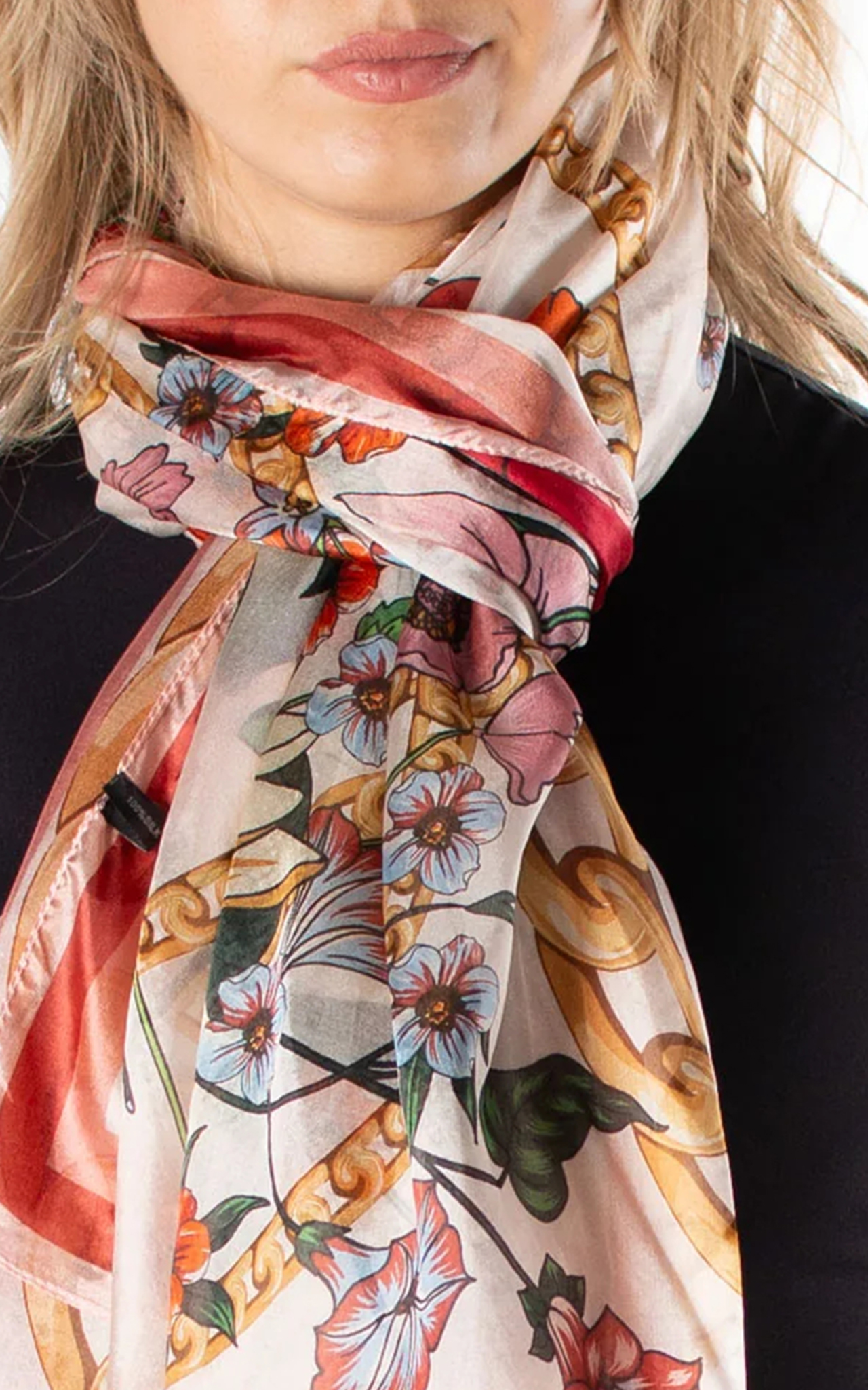 Literary Retro Silky Women's Scarf